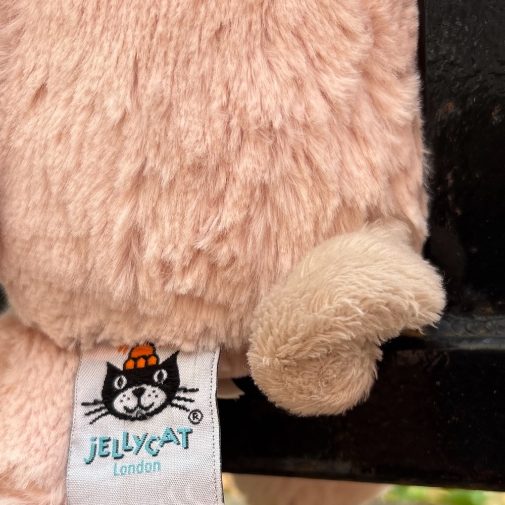 Jellycat BASHFUL PIG Plush Stuffed Toy Retired  pastel Pink - Picture 8 of 8